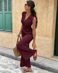 Nadine | Elegante jumpsuit met V-hals