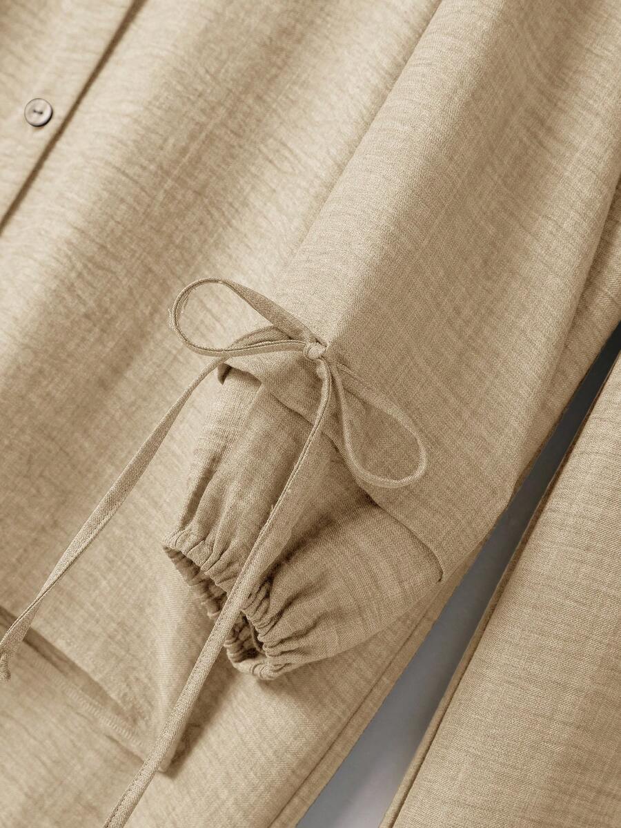 Runa | Tweedelige Set met Blouse &amp; Wijde Broek