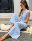 Nadine | Elegante jumpsuit met V-hals