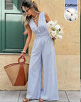 Nadine | Elegante jumpsuit met V-hals