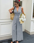 Nadine | Elegante jumpsuit met V-hals