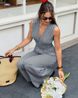 Nadine | Elegante jumpsuit met V-hals