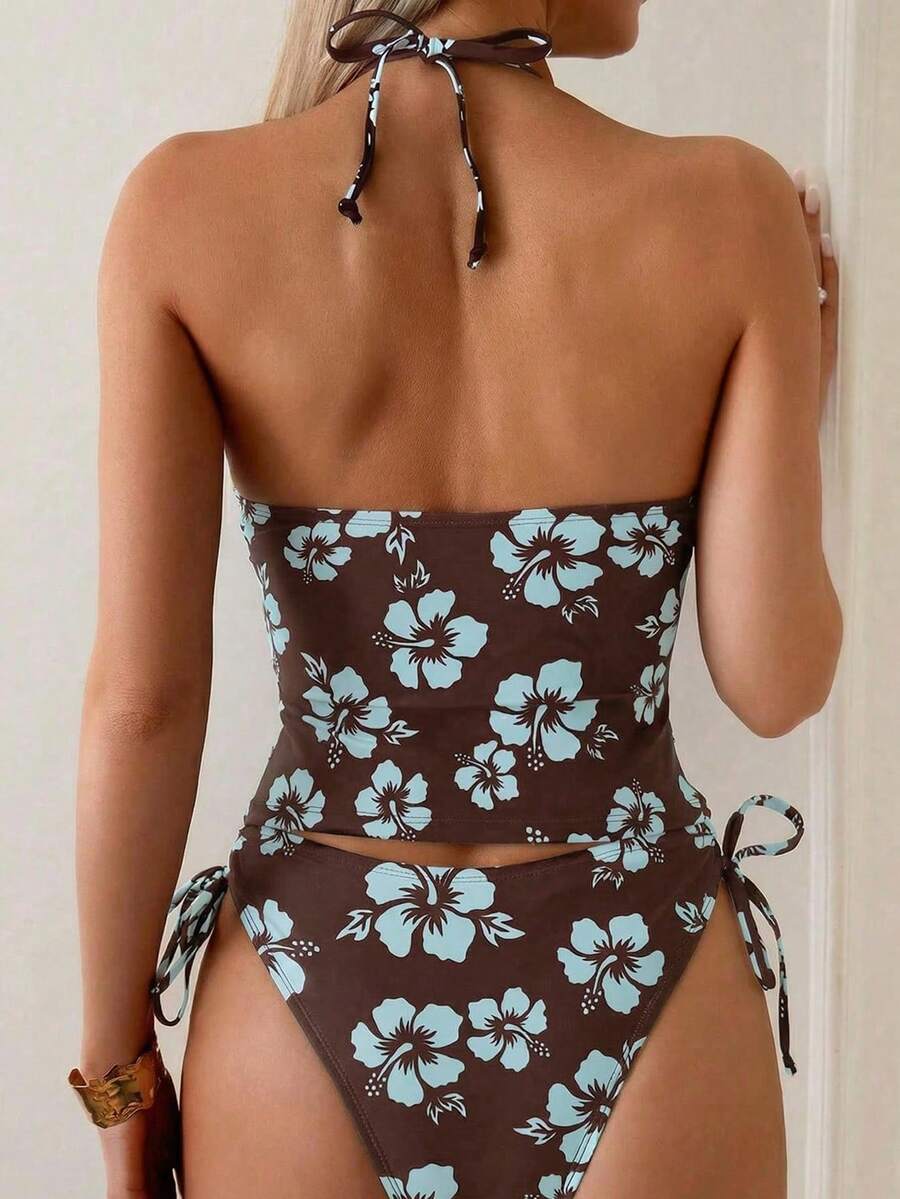Lorena | Elegante, Corrigerende 2-delige bikiniset met strik