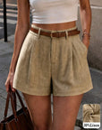 Olga | Linnenmix short met comfortabele pasvorm