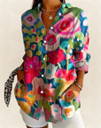 Cornelia - Blouse met kleurrijke print