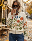 Wrenna™ | Wildebloemenweide Zip Cardigan
