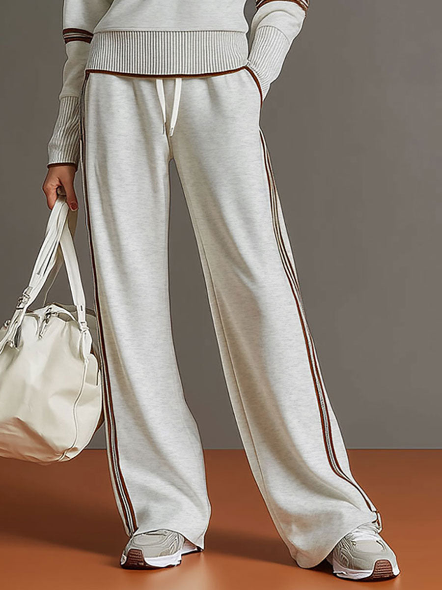 Marieke – Comfortabel set met brede pijpen
