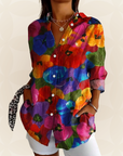 Cornelia - Blouse met kleurrijke print