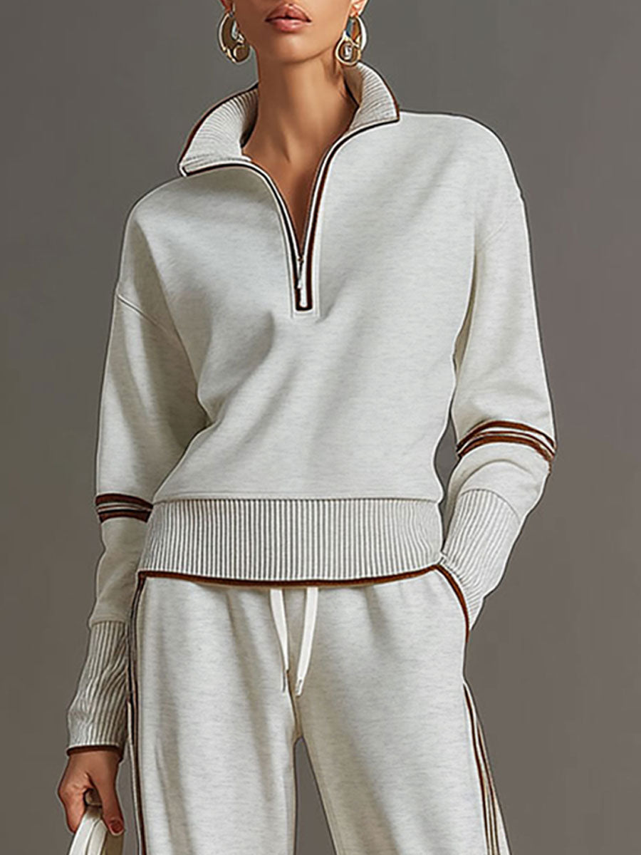 Marieke – Comfortabel set met brede pijpen