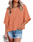 Liselotte | Losvallend T Shirt met Klokmouwen