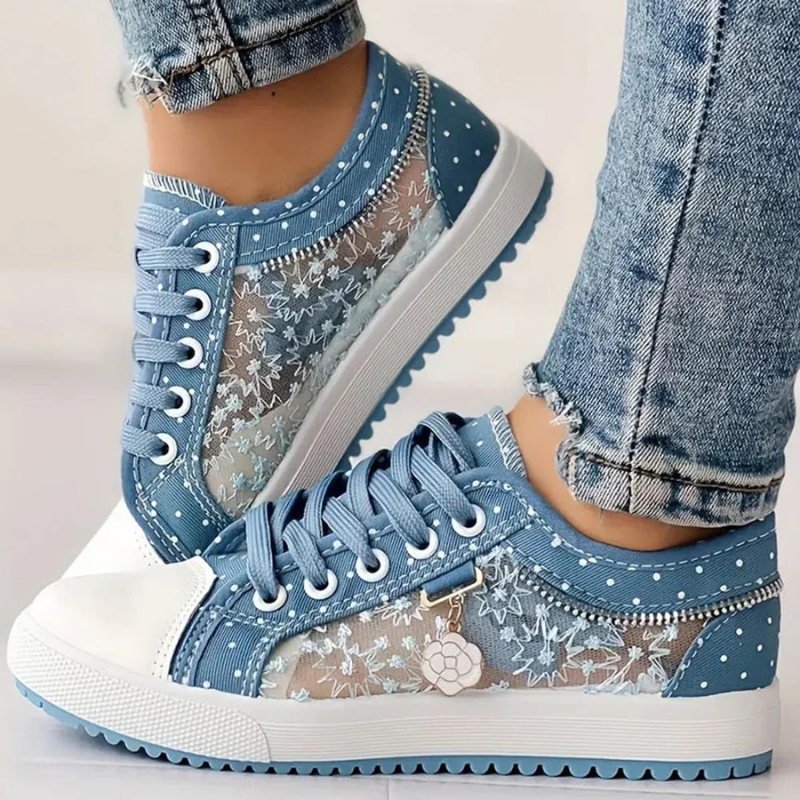 Mireille | Elegante Bloemen Sneakers