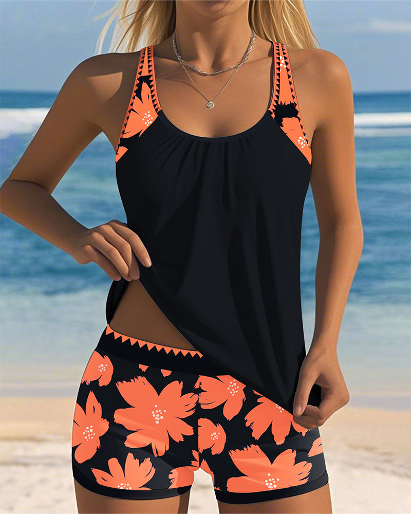 Mariana - Tankini zonder mouwen met U-hals