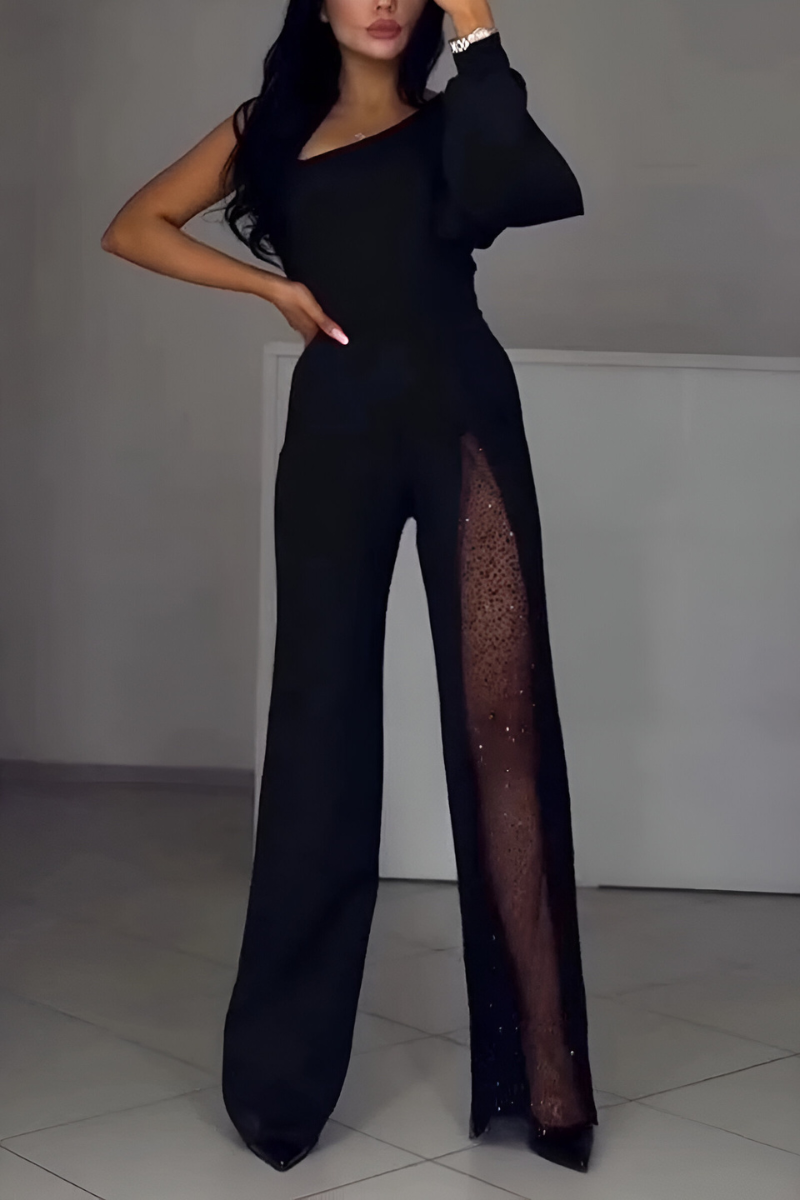 Soof | Elegante jumpsuit met glanzende details