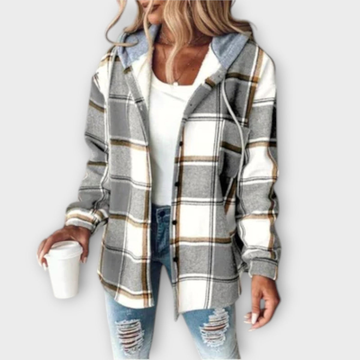Sara™ | Casual top met capuchon