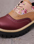 Roosmarijn | Oxford schoenen met bloemenprint