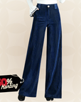 Lot - Hoge taille corduroy broek