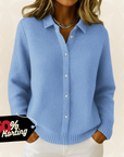 Amber – Dé gebreide cardigan met knoopsluiting