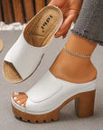 Hilde | Orthopedische sandalen met hoge hak en open tenen