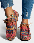 Jacinta - Kleurige Artistieke Sneakers