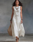 Everdien | Mouwloze Maxi Jurk