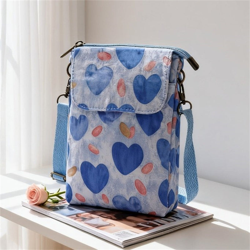Elvira - Vintage Schoudertas met rits en magnetische sluiting