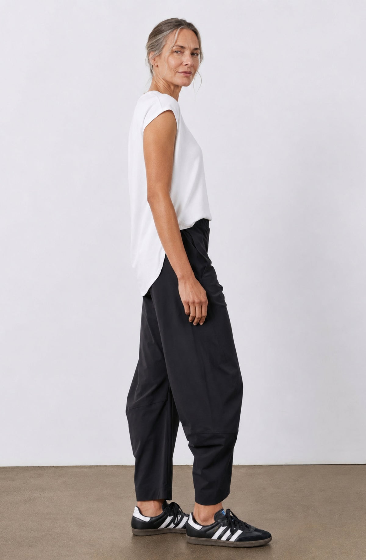 Grietje | Comfortabele Barrel Broek met Hoge Taille