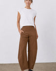 Grietje | Comfortabele Barrel Broek met Hoge Taille