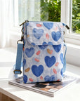 Elvira - Vintage Schoudertas met rits en magnetische sluiting