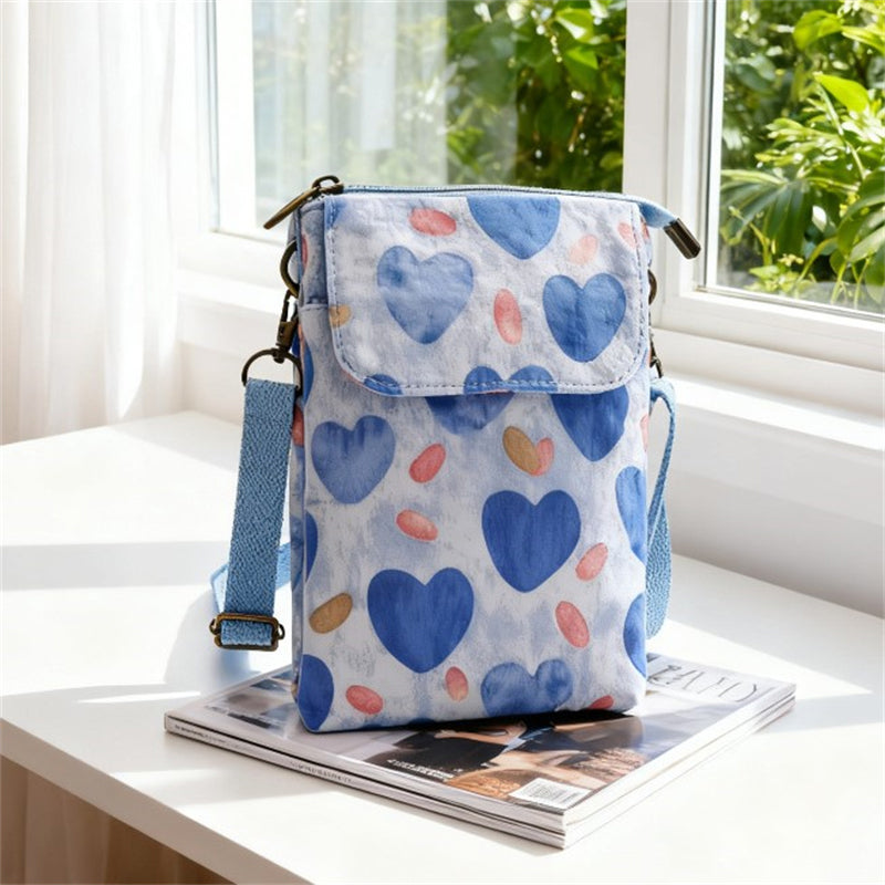 Elvira - Vintage Schoudertas met rits en magnetische sluiting