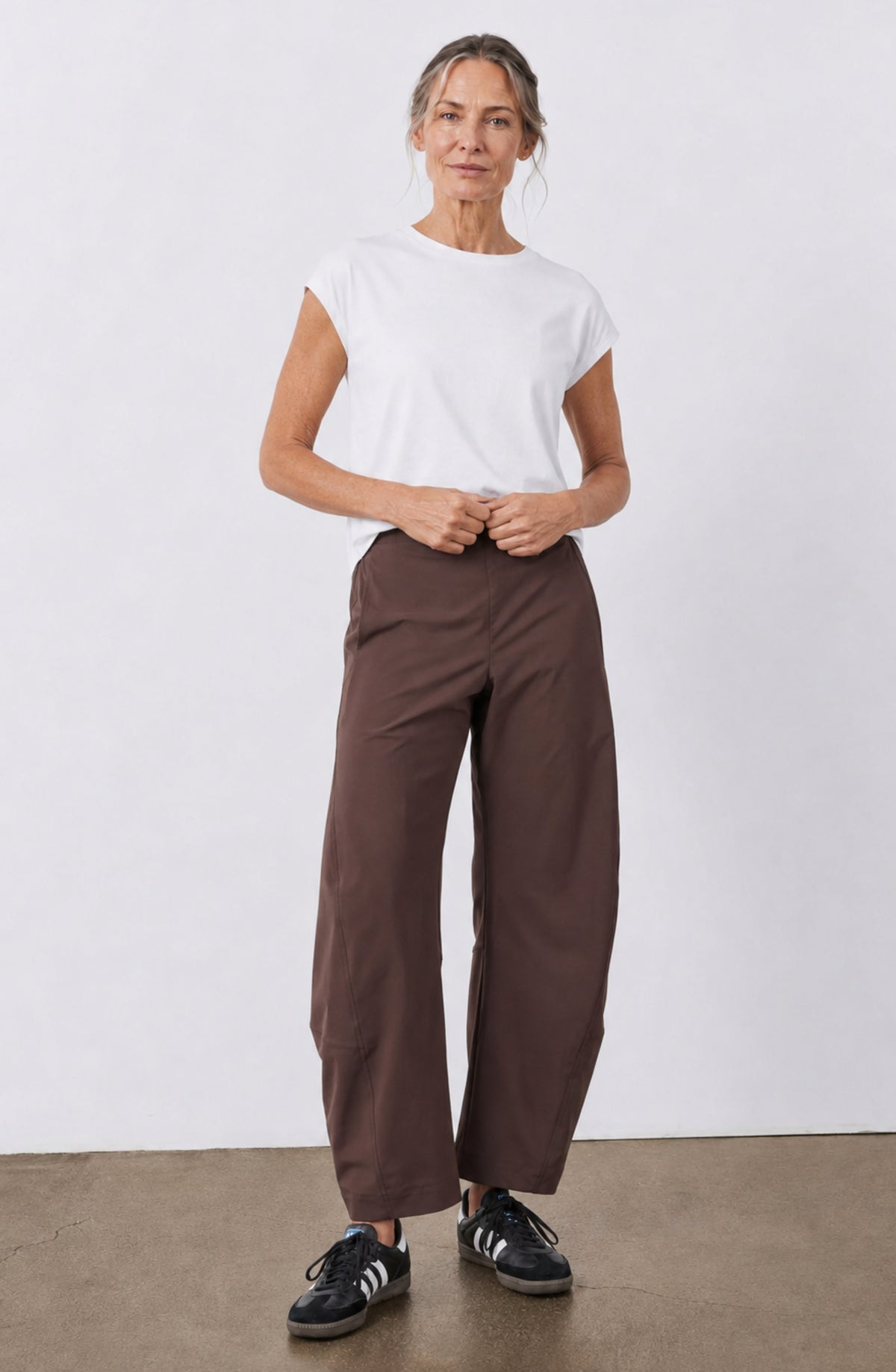 Grietje | Comfortabele Barrel Broek met Hoge Taille
