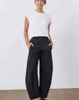 Grietje | Comfortabele Barrel Broek met Hoge Taille