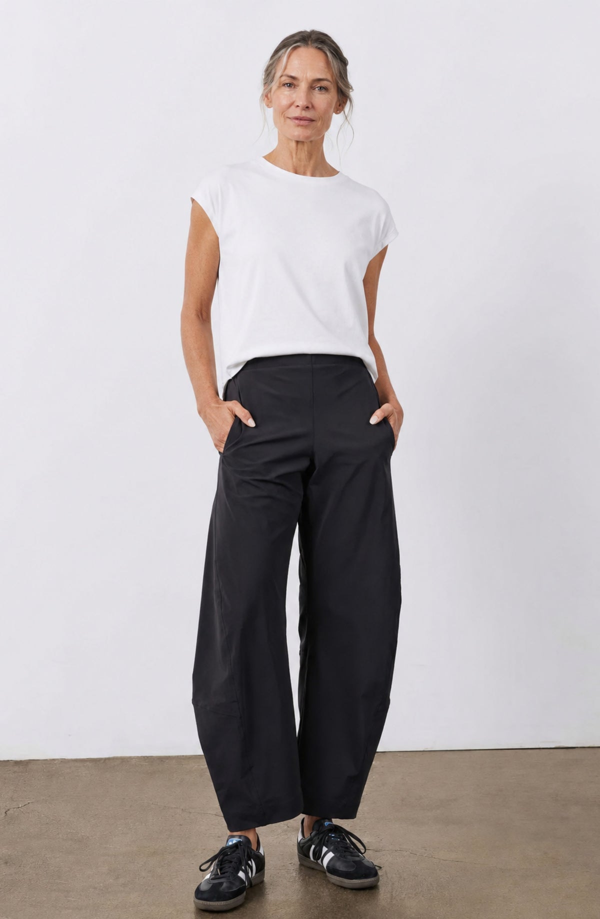 Grietje | Comfortabele Barrel Broek met Hoge Taille