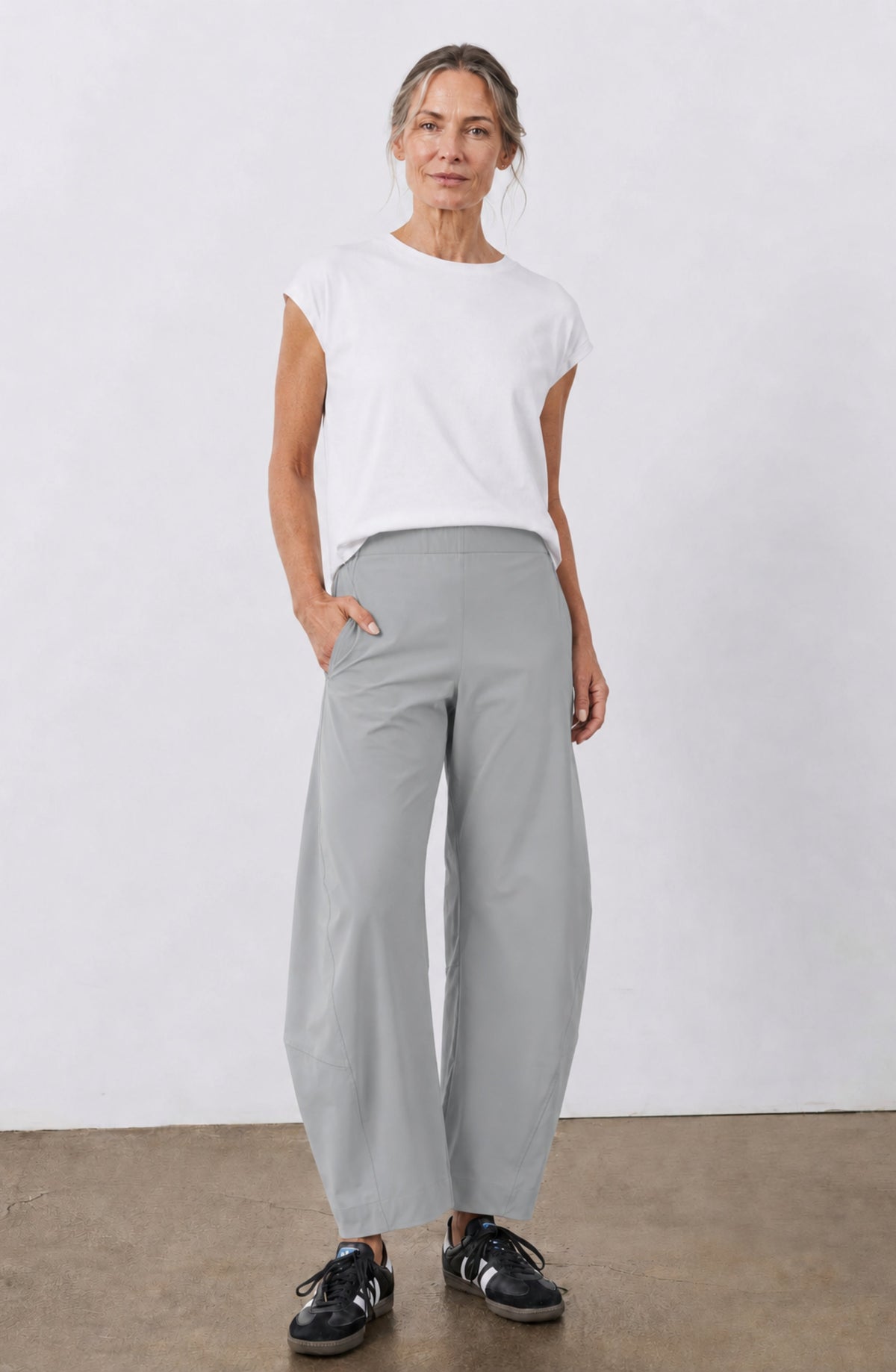 Grietje | Comfortabele Barrel Broek met Hoge Taille