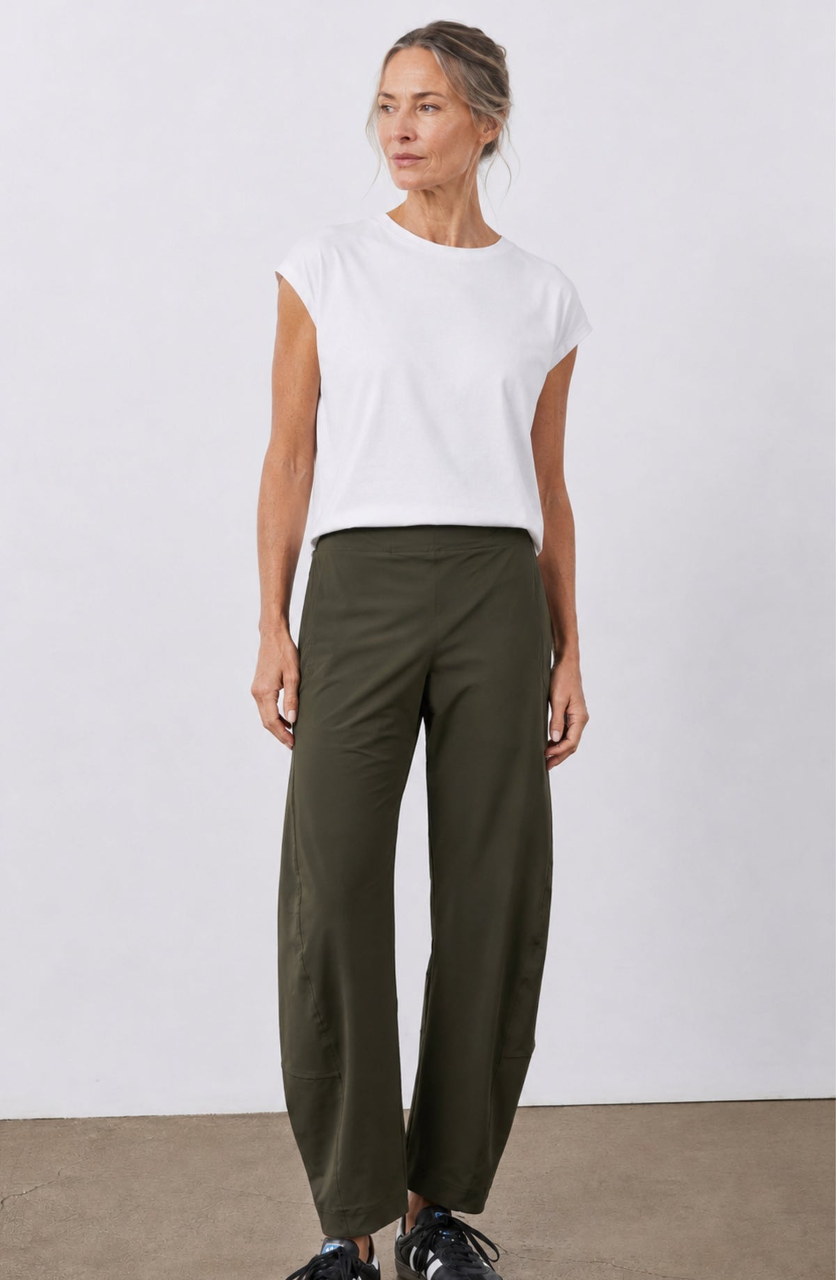 Grietje | Comfortabele Barrel Broek met Hoge Taille