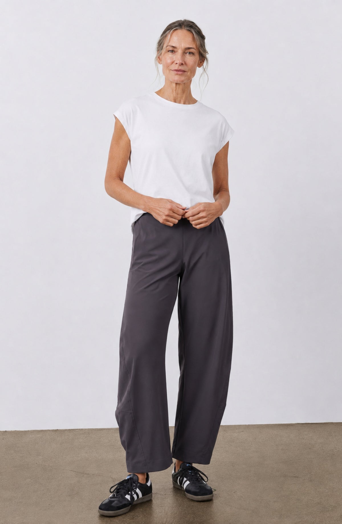 Grietje | Comfortabele Barrel Broek met Hoge Taille