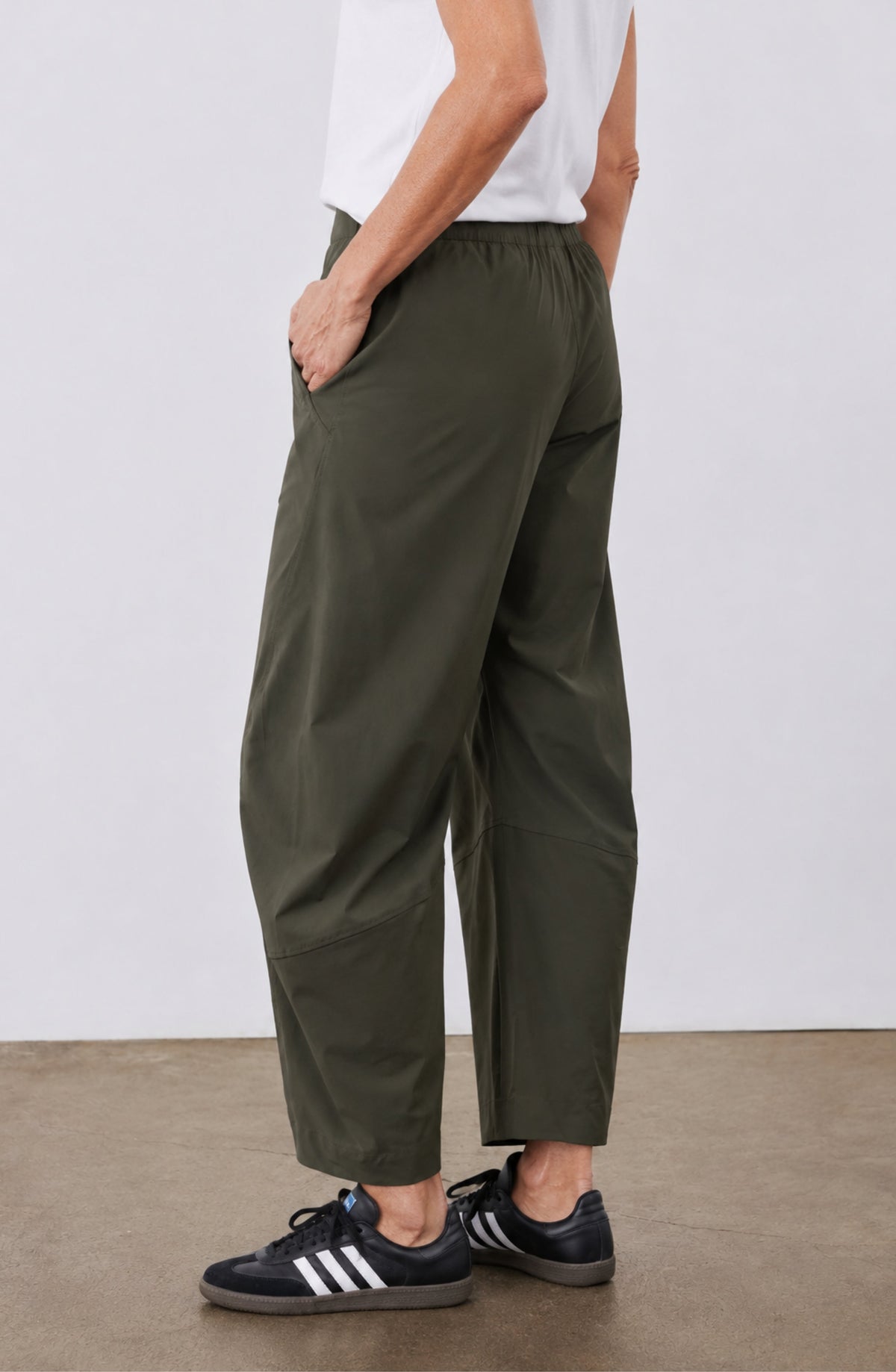 Grietje | Comfortabele Barrel Broek met Hoge Taille