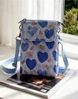 Elvira - Vintage Schoudertas met rits en magnetische sluiting