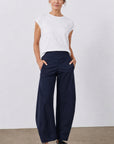 Grietje | Comfortabele Barrel Broek met Hoge Taille