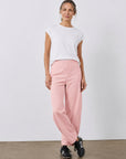 Grietje | Comfortabele Barrel Broek met Hoge Taille