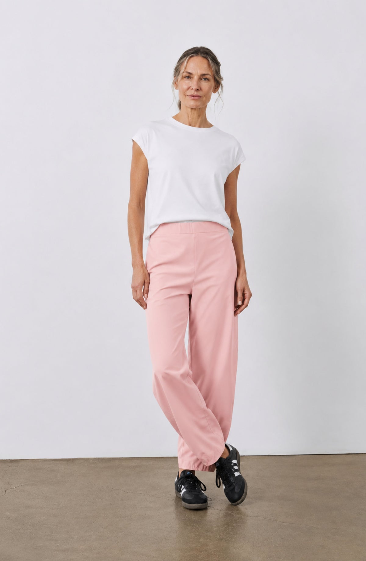 Grietje | Comfortabele Barrel Broek met Hoge Taille