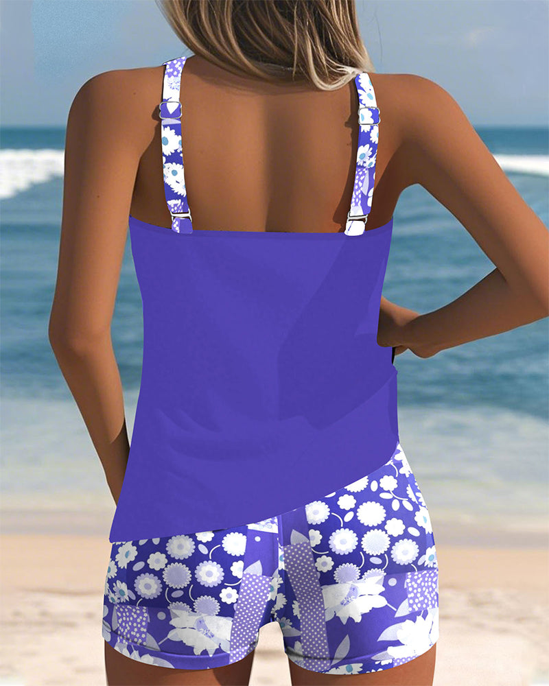 Laura - Twee-delig bikini set met bloemenprint