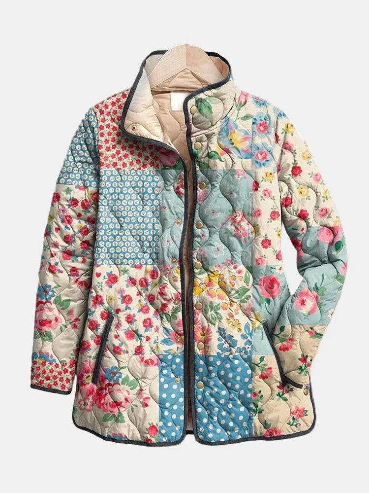 Chloé | Gequilt Patchwork Bloemenjasje