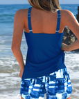 Tankini Mode Tie-Dye Top met Shorts