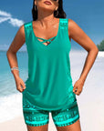 Márcia - Tankini met geometrische print