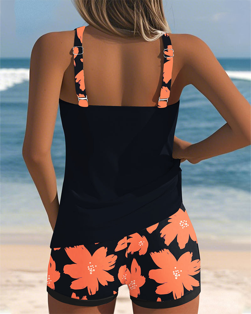 Mariana - Tankini zonder mouwen met U-hals