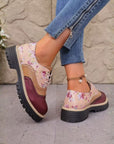 Roosmarijn | Oxford schoenen met bloemenprint