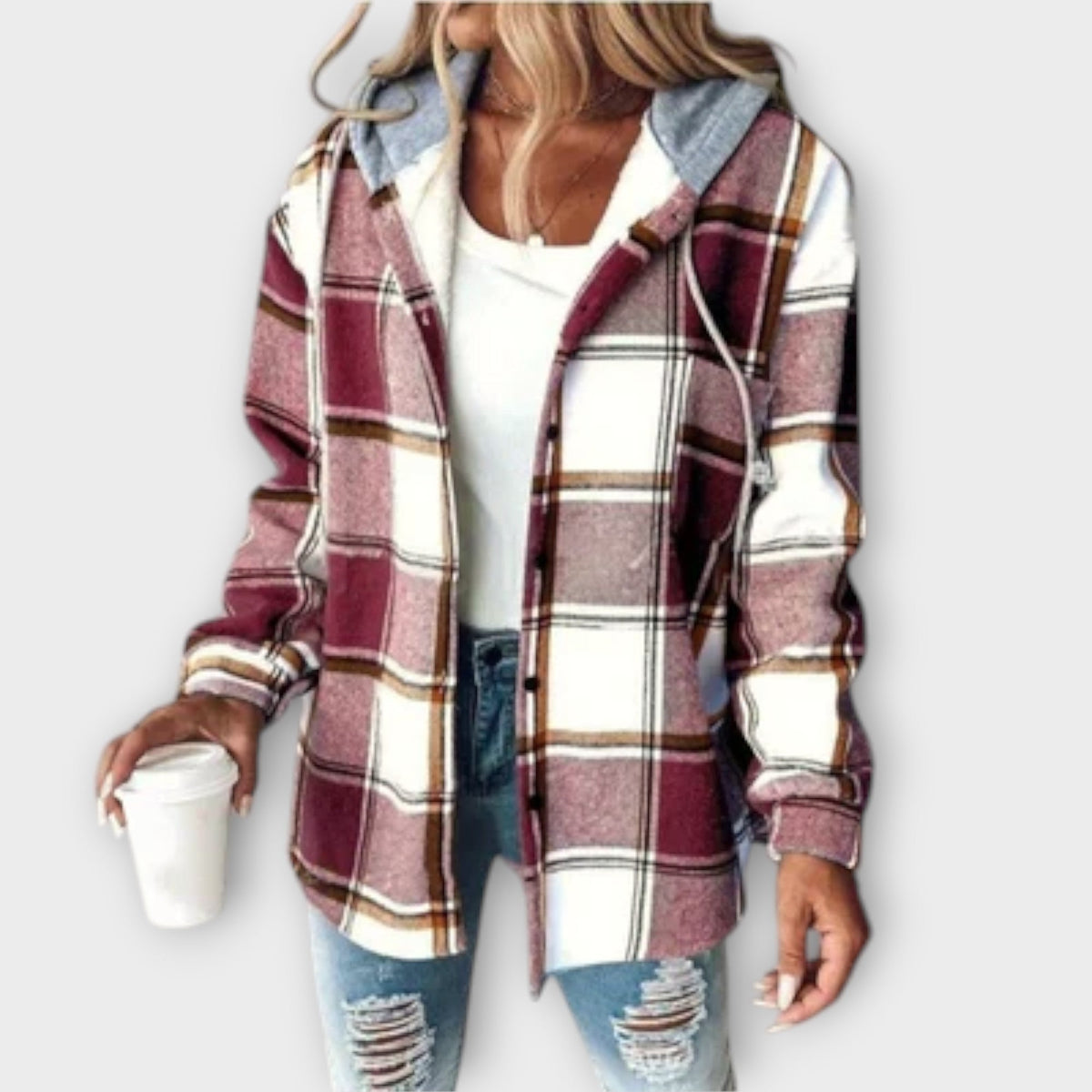 Sara™ | Casual top met capuchon