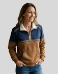 Alvette™ | Sherpa Kraag Half-Zip Pullover