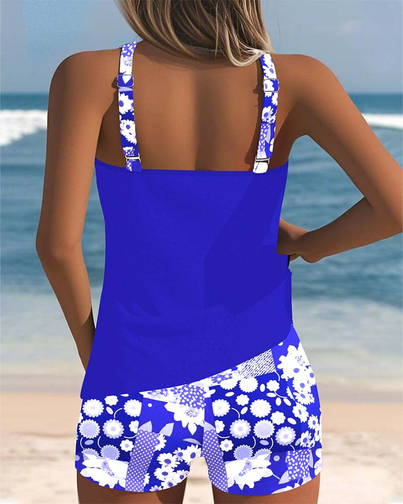 Laura - Twee-delig bikini set met bloemenprint