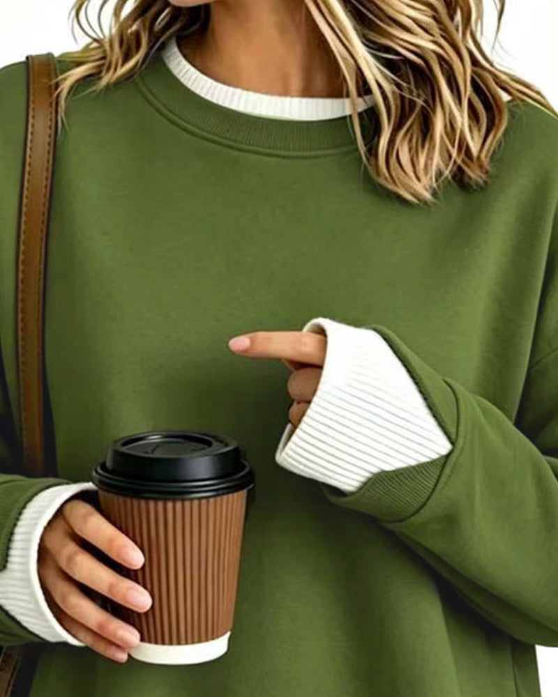 Amaya | Comfortabel Sweatshirt met lange mouw